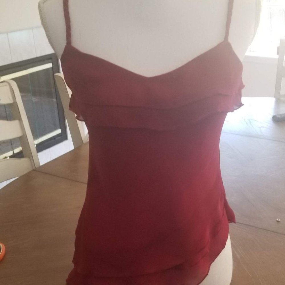 🦄I.N Studio / PS / Red Asymmetrical Blouse